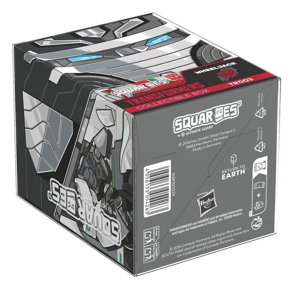 Squaroes Squaroe Transformers TR003 - Wheeljack: Hållbar och Samlarvänlig Kortförvaring för Tradingkort