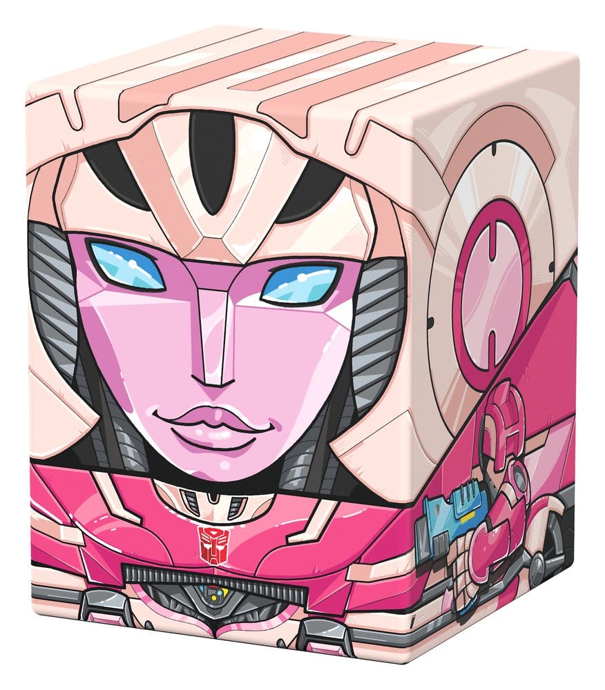 Squaroes Squaroe Transformers TR004 – Arcee – exklusivt samlarfodral för 100 kort
