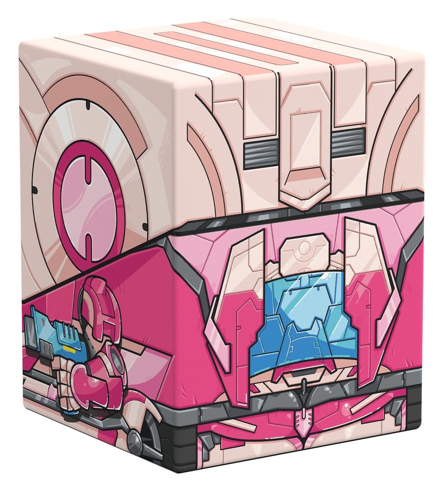 Squaroes Squaroe Transformers TR004 – Arcee – exklusivt samlarfodral för 100 kort
