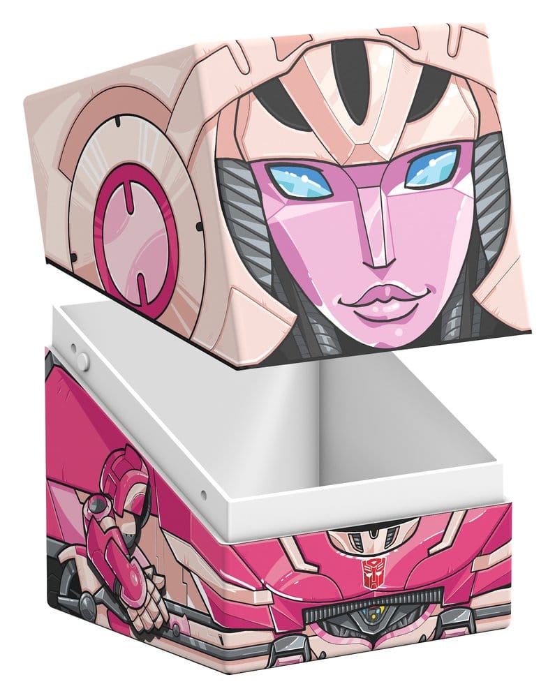 Squaroes Squaroe Transformers TR004 – Arcee – exklusivt samlarfodral för 100 kort