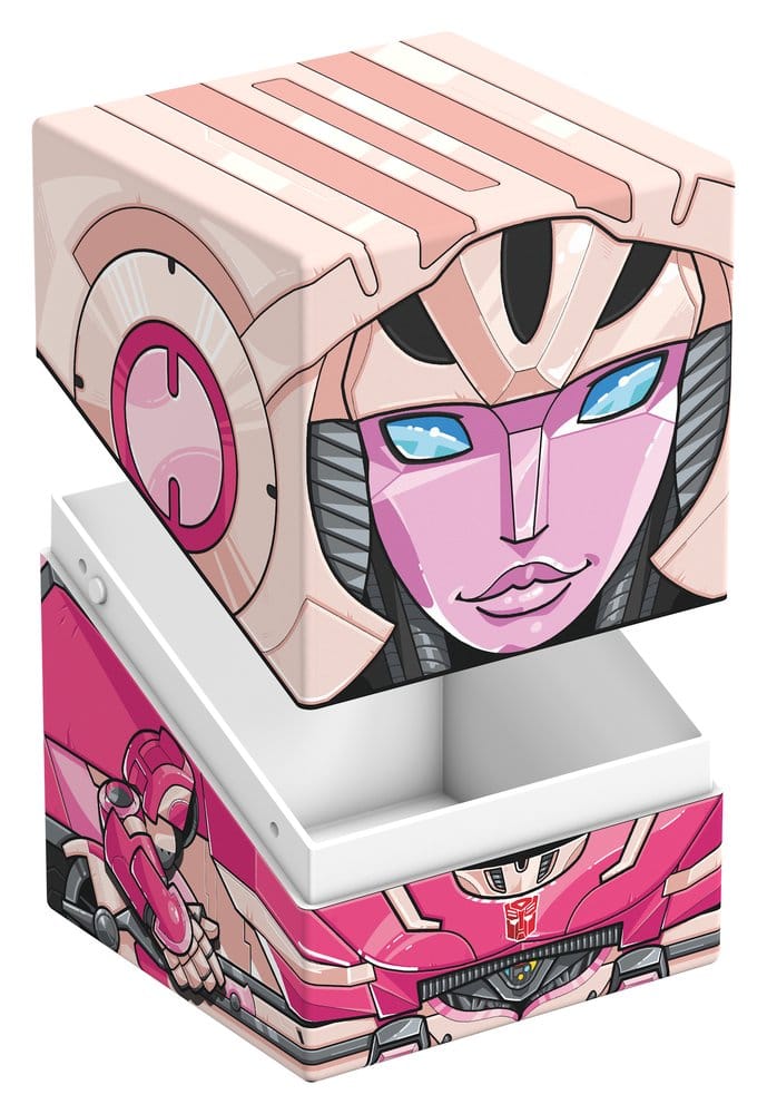 Squaroes Squaroe Transformers TR004 – Arcee – exklusivt samlarfodral för 100 kort