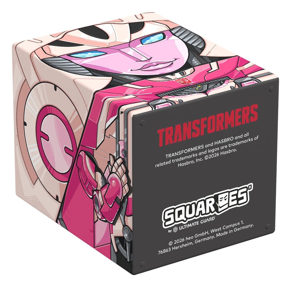 Squaroes Squaroe Transformers TR004 – Arcee – exklusivt samlarfodral för 100 kort