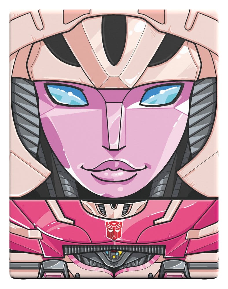 Squaroes Squaroe Transformers TR004 – Arcee – exklusivt samlarfodral för 100 kort