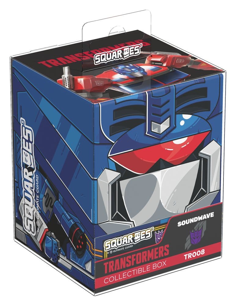 Squaroes Squaroe Transformers TR008 - Soundwave: Hållbar och Säkert Kortfodral för Samlarkort