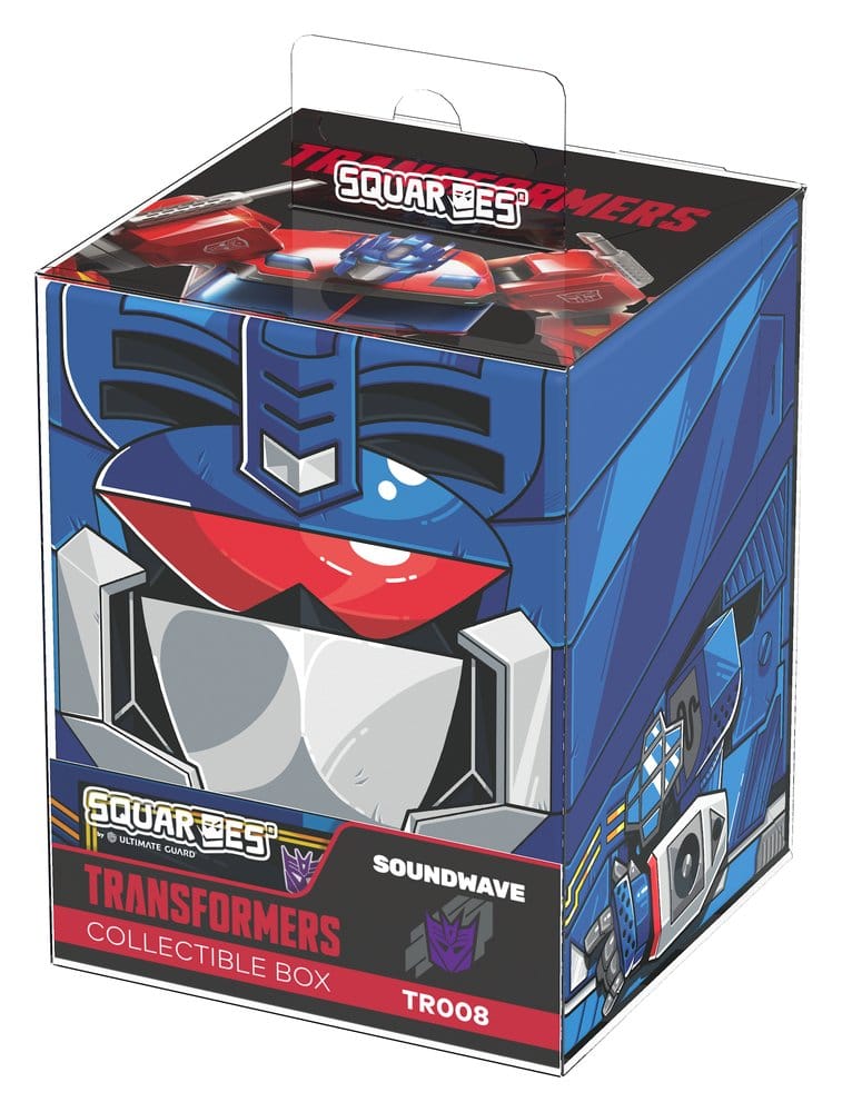 Squaroes Squaroe Transformers TR008 - Soundwave: Hållbar och Säkert Kortfodral för Samlarkort