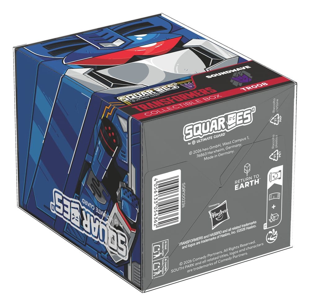 Squaroes Squaroe Transformers TR008 - Soundwave: Hållbar och Säkert Kortfodral för Samlarkort