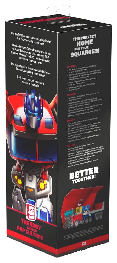 Squaroes Samlarväska 400 Squaroe Transformers - Optimus Prime Lastbil