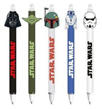 Star Wars Erasable Gel Pens with Characters in Display (30 pieces)