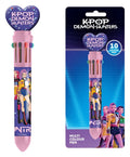 KPop Demon Hunters Multi Colour Pen Hunter/X Display (8)