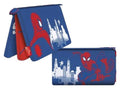 Spider-Man Multi-Pouch Pencil Case Red, White and Blue Display (6)