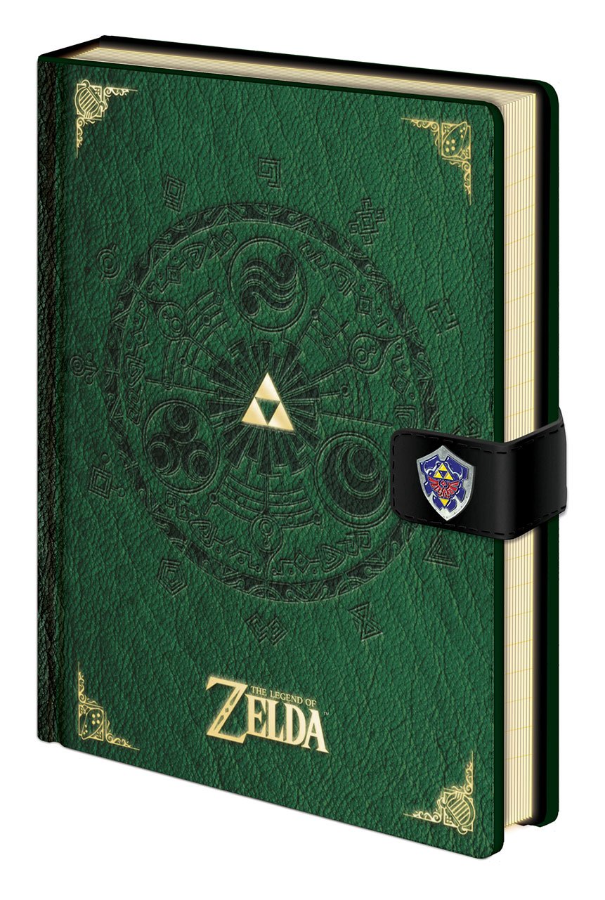 Legend of Zelda Premium Anteckningsblock A5 Triforce Ny Version Nerdbutiken