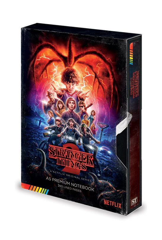 Stranger Things Premium Anteckningsbok A5 VHS (S2)