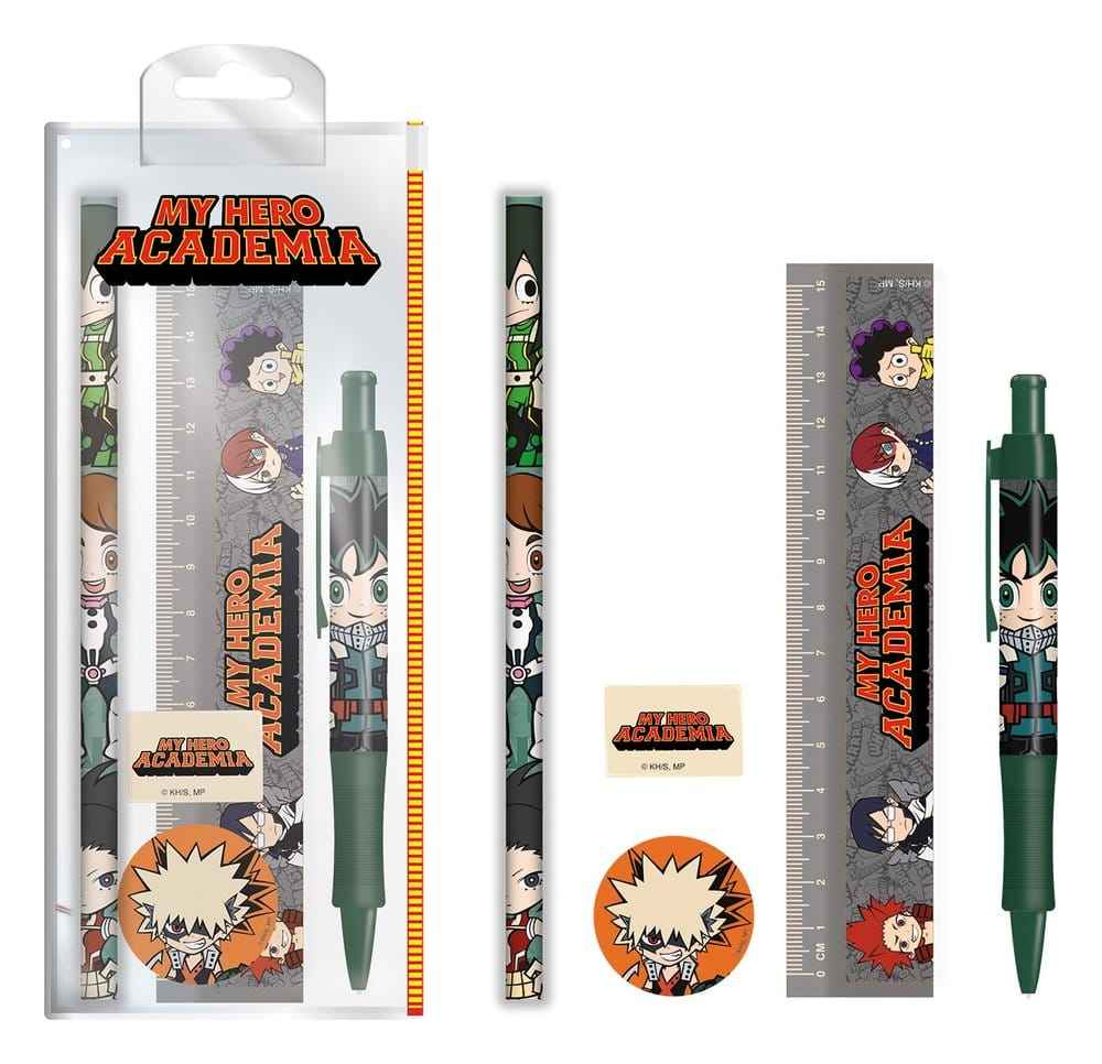 My Hero Academia Skrivset Chibi – Officiellt Licensierat Skrivset från Pyramid