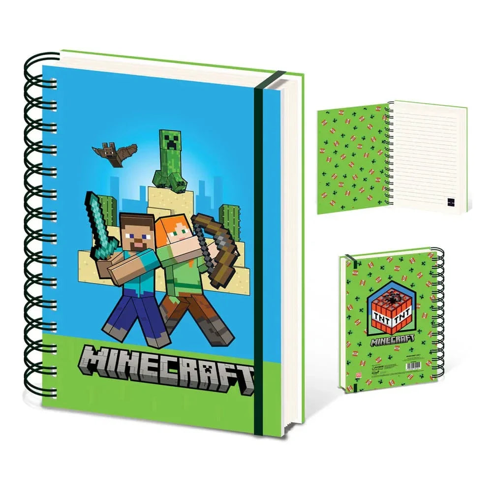 Minecraft Wiro Anteckningsblock A5 Pyramid International