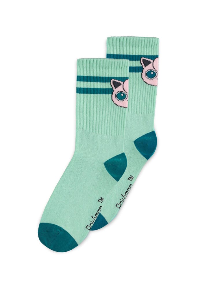 Pokemon Strumpor 2-Pack Heads Grey 35-38 Difuzed