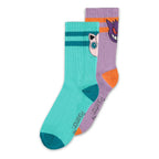 Pokemon Strumpor 2-Pack Heads Grå 39-42 Difuzed