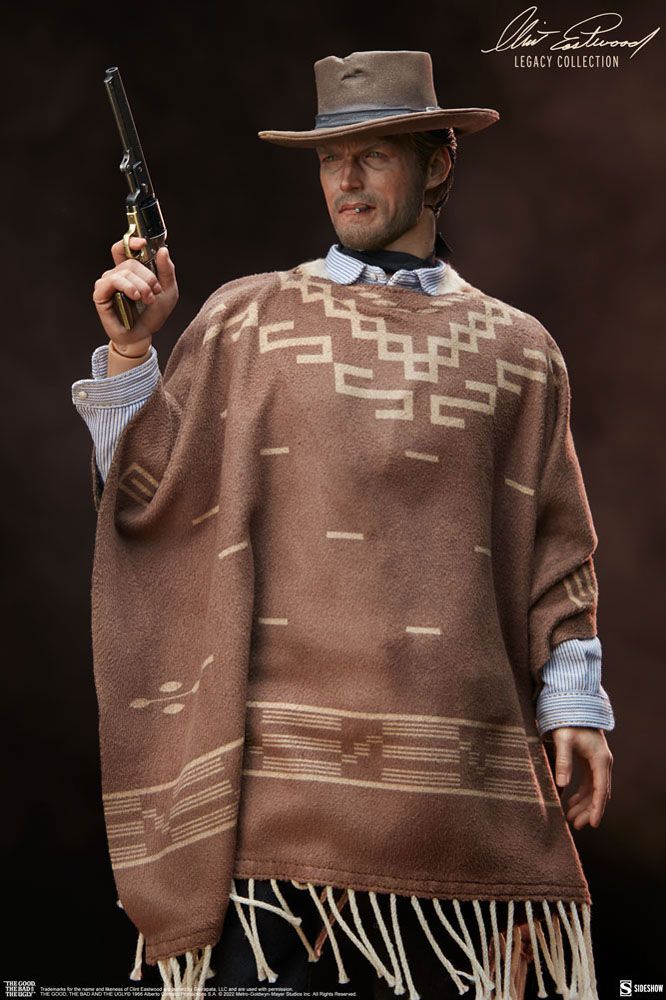 The Good, The Bad and the Ugly Clint Eastwood Legacy Collection actionfigur 1/6 The Man With No Name 30 cm