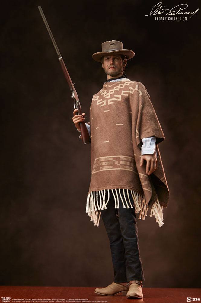 The Good, The Bad and the Ugly Clint Eastwood Legacy Collection actionfigur 1/6 The Man With No Name 30 cm