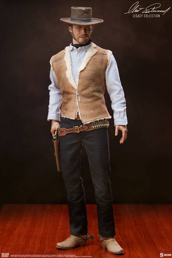The Good, The Bad and the Ugly Clint Eastwood Legacy Collection actionfigur 1/6 The Man With No Name 30 cm