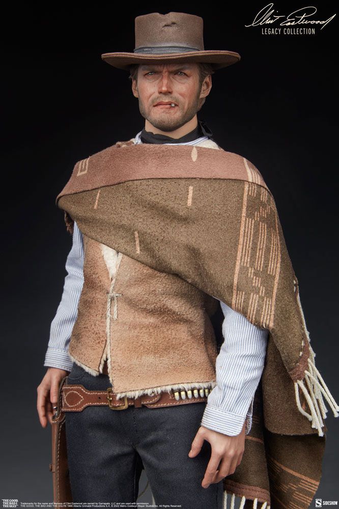 The Good, The Bad and the Ugly Clint Eastwood Legacy Collection actionfigur 1/6 The Man With No Name 30 cm