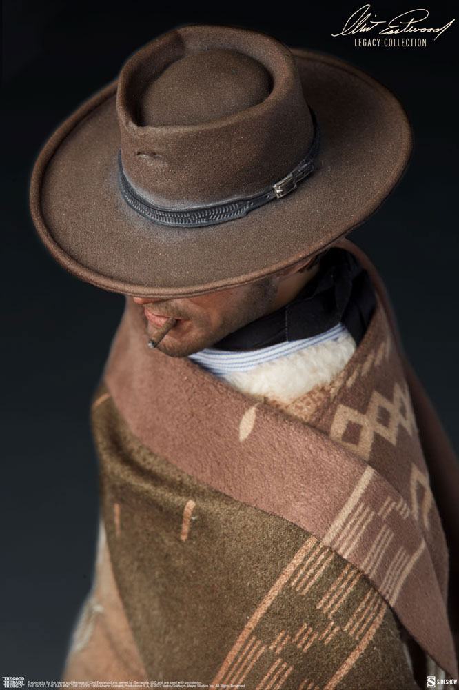 The Good, The Bad and the Ugly Clint Eastwood Legacy Collection actionfigur 1/6 The Man With No Name 30 cm