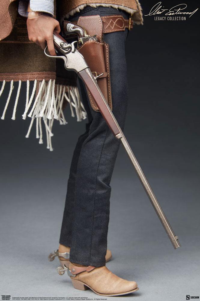 The Good, The Bad and the Ugly Clint Eastwood Legacy Collection actionfigur 1/6 The Man With No Name 30 cm