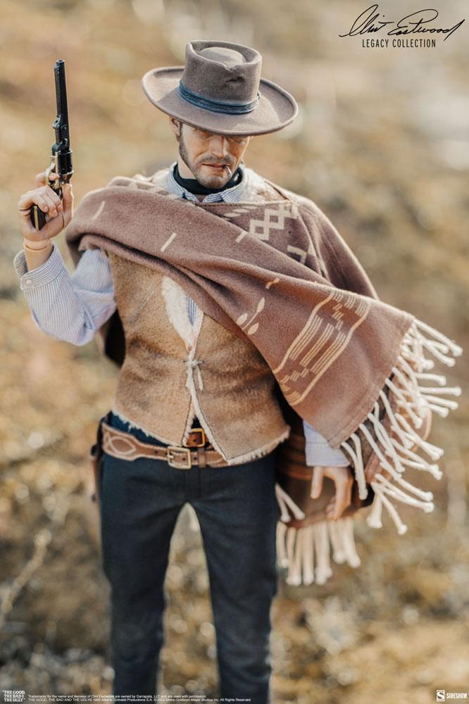The Good, The Bad and the Ugly Clint Eastwood Legacy Collection actionfigur 1/6 The Man With No Name 30 cm