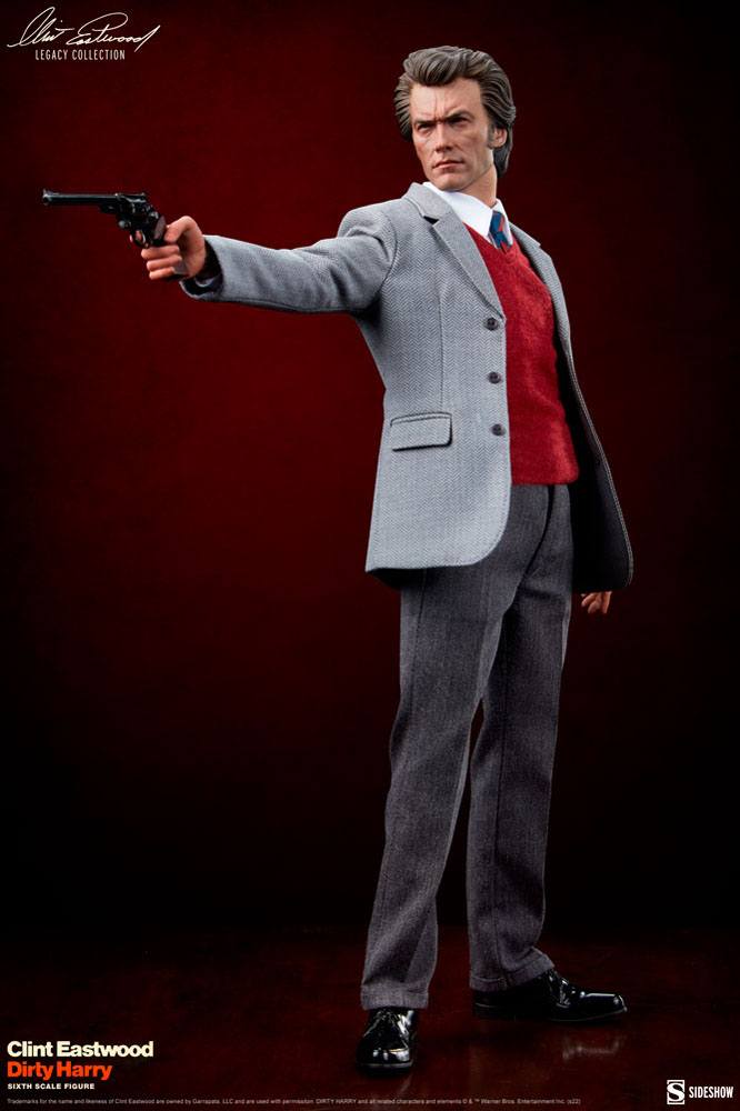 Dirty Harry Clint Eastwood Legacy Collection actionfigur 1/6 Harry Callahan 30 cm