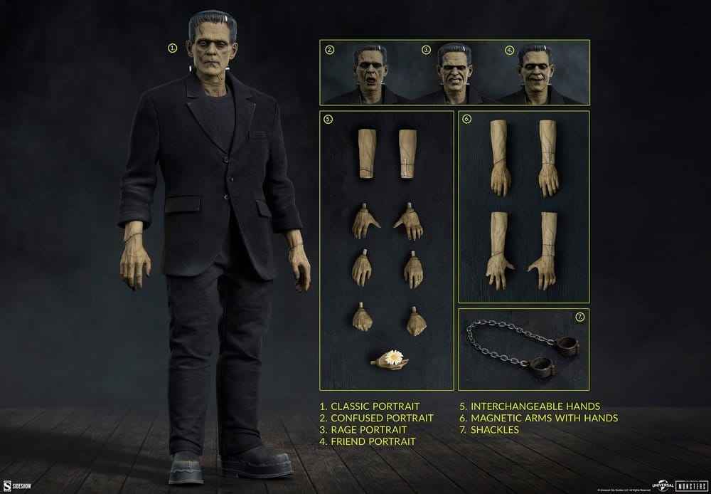 Universal Monsters Actionfigur 1/6 Frankenstein (Deluxe Plus Edition) 33 cm