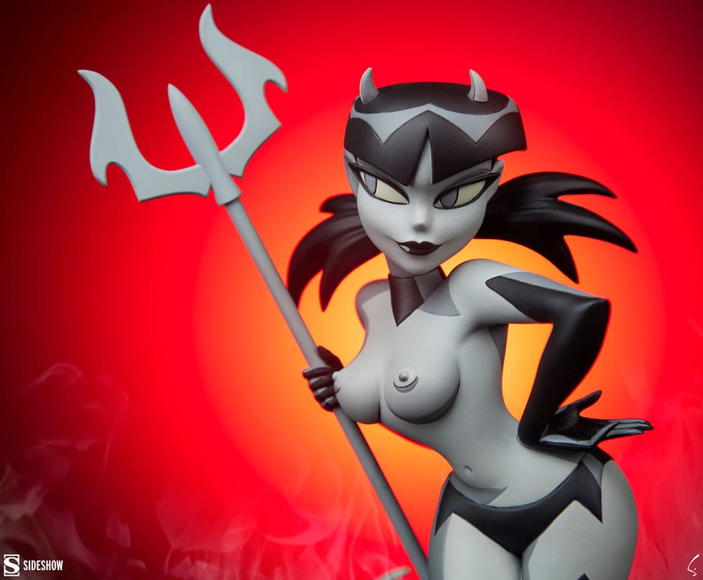 Original Artist Series Figur Devil Girl (Svart och Vit Variant) 30 cm Sideshow Collectibles