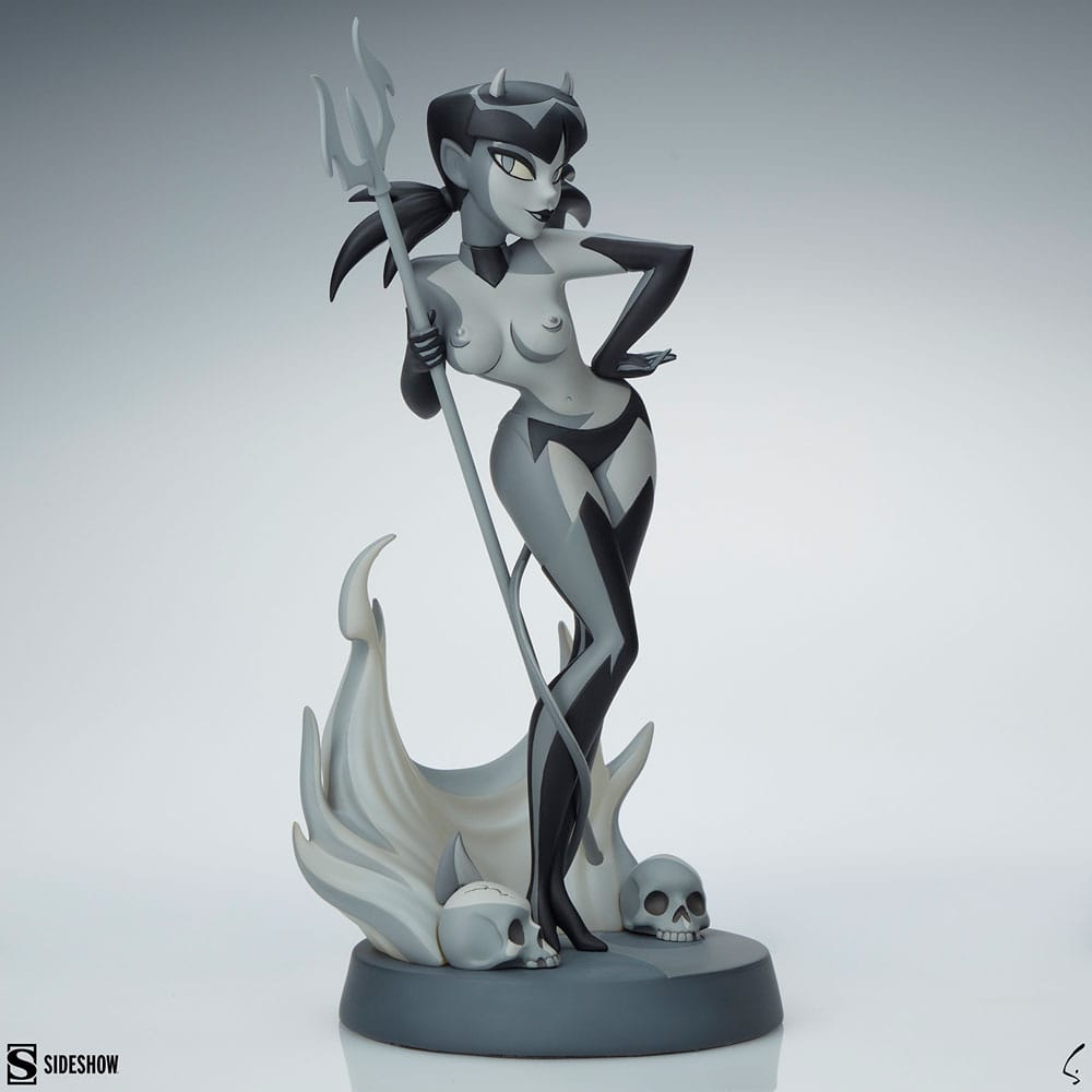 Original Artist Series Figur Devil Girl (Svart och Vit Variant) 30 cm Sideshow Collectibles