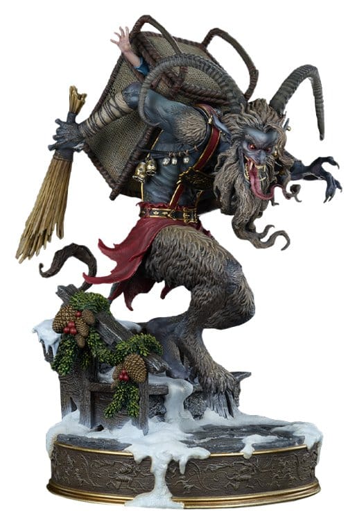 Krampus Figur Krampus 48 cm – Skrämmande Högtidsfigur från Sideshow Originals