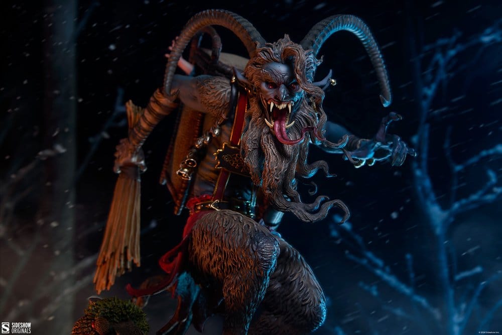 Krampus Figur Krampus 48 cm – Skrämmande Högtidsfigur från Sideshow Originals