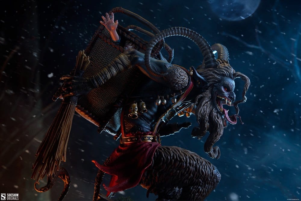 Krampus Figur Krampus 48 cm – Skrämmande Högtidsfigur från Sideshow Originals