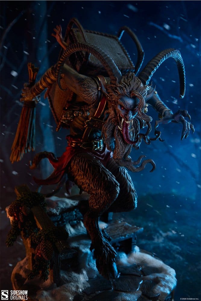 Krampus Figur Krampus 48 cm – Skrämmande Högtidsfigur från Sideshow Originals