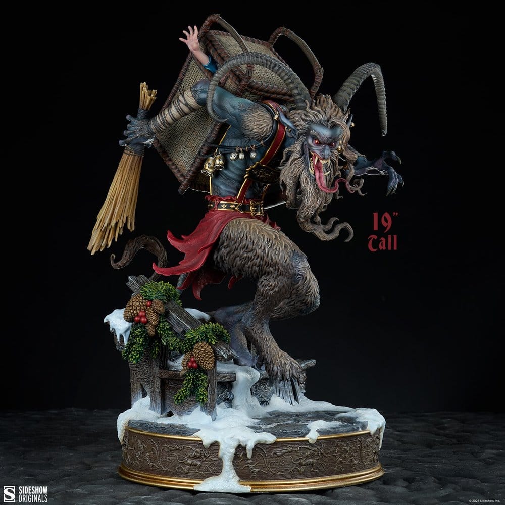 Krampus Figur Krampus 48 cm – Skrämmande Högtidsfigur från Sideshow Originals