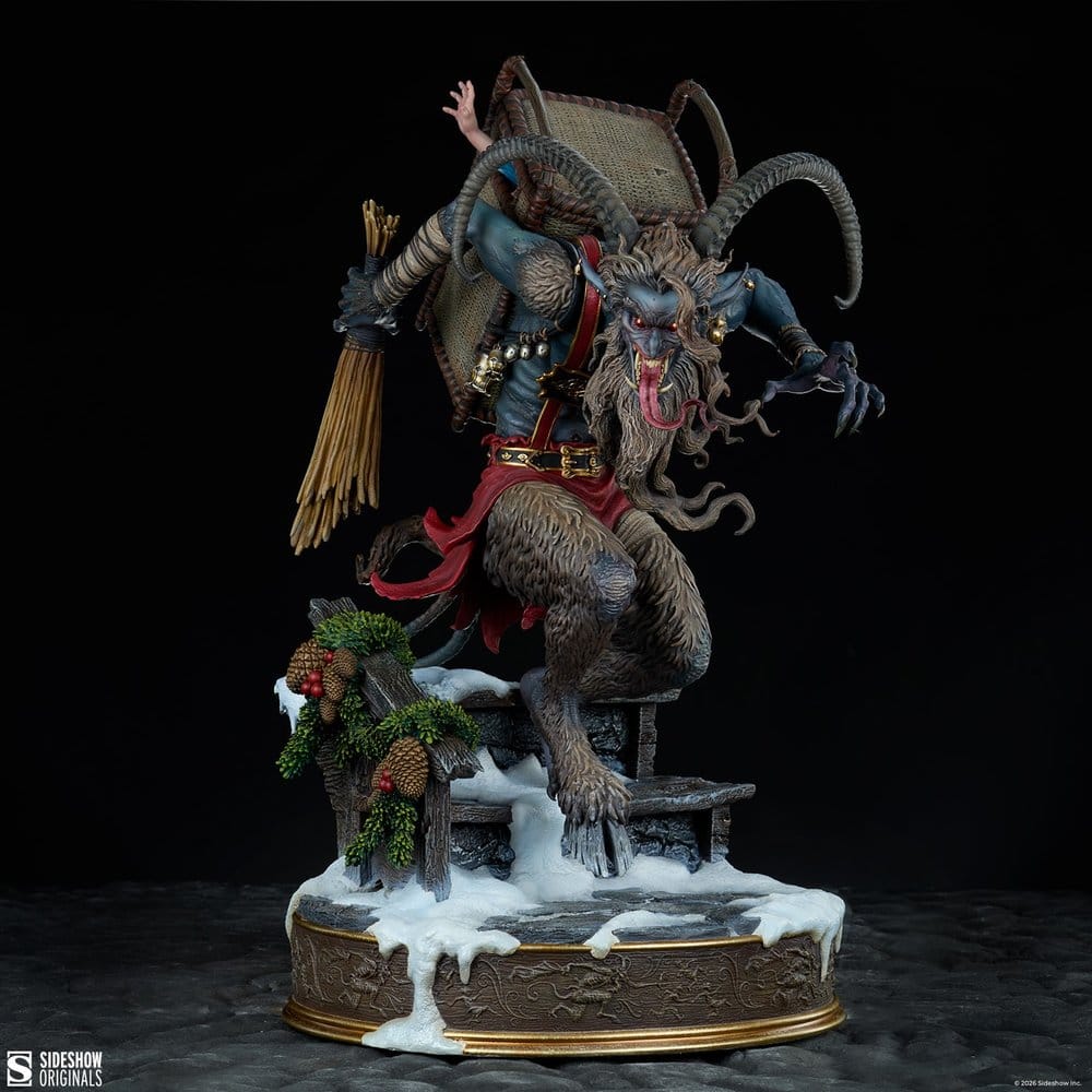 Krampus Figur Krampus 48 cm – Skrämmande Högtidsfigur från Sideshow Originals