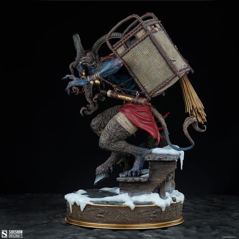 Krampus Figur Krampus 48 cm – Skrämmande Högtidsfigur från Sideshow Originals