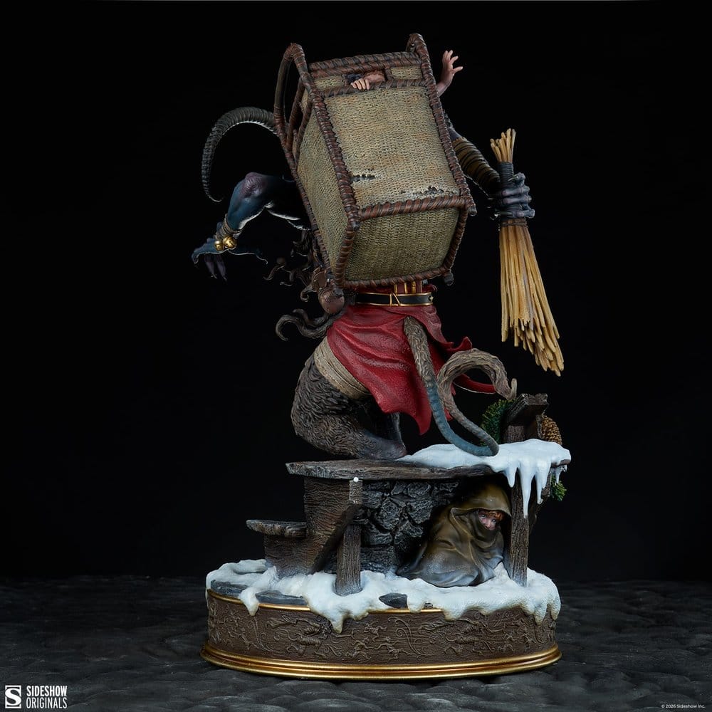 Krampus Figur Krampus 48 cm – Skrämmande Högtidsfigur från Sideshow Originals