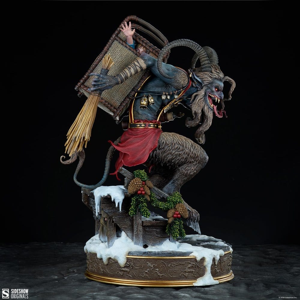 Krampus Figur Krampus 48 cm – Skrämmande Högtidsfigur från Sideshow Originals