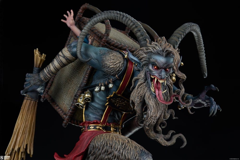 Krampus Figur Krampus 48 cm – Skrämmande Högtidsfigur från Sideshow Originals