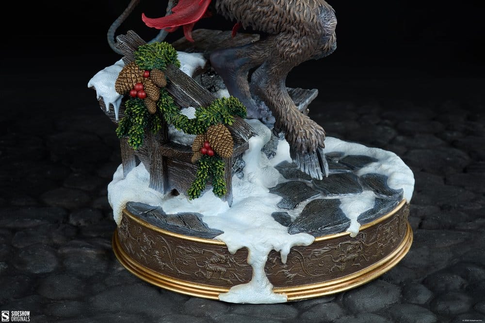 Krampus Figur Krampus 48 cm – Skrämmande Högtidsfigur från Sideshow Originals