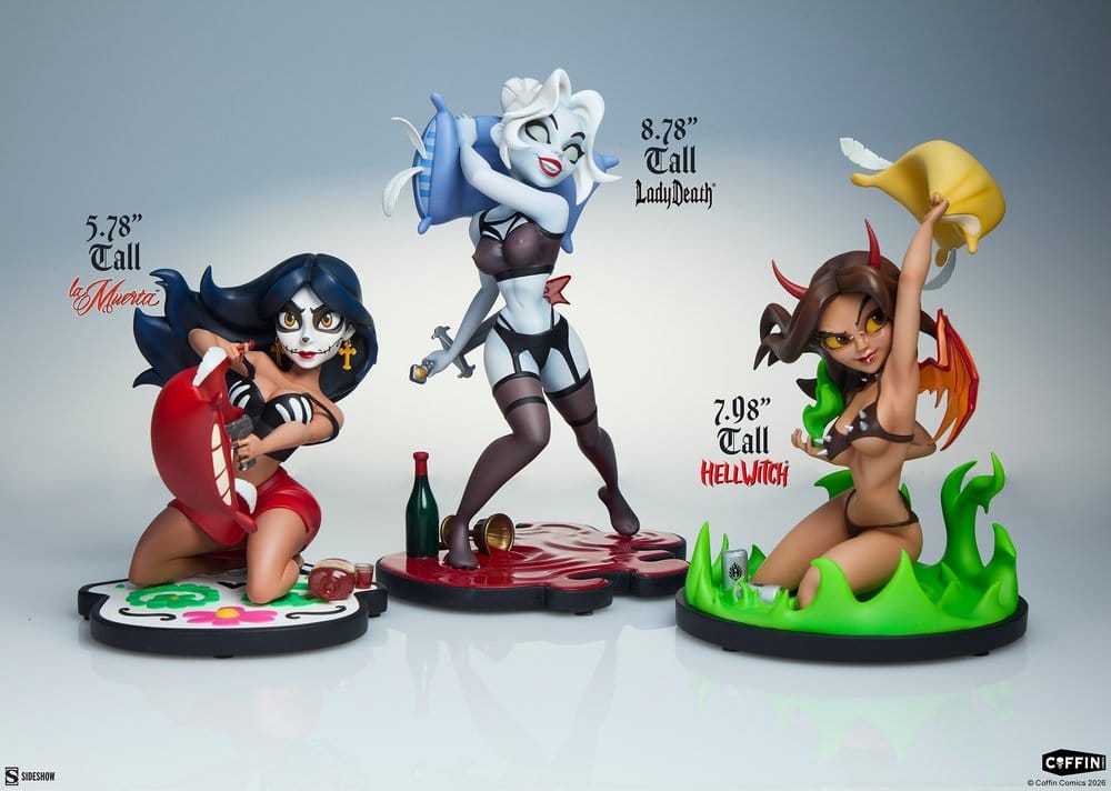 Coffin Comics Designer Figurs Set Sovöverraskning i Helvetet