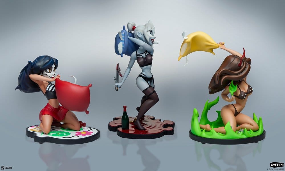 Coffin Comics Designer Figurs Set Sovöverraskning i Helvetet