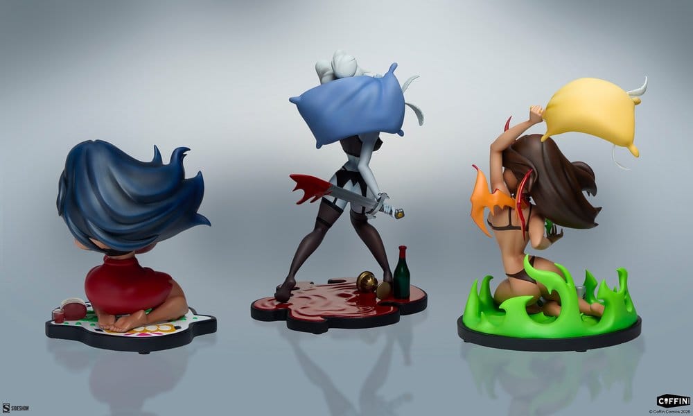 Coffin Comics Designer Figurs Set Sovöverraskning i Helvetet