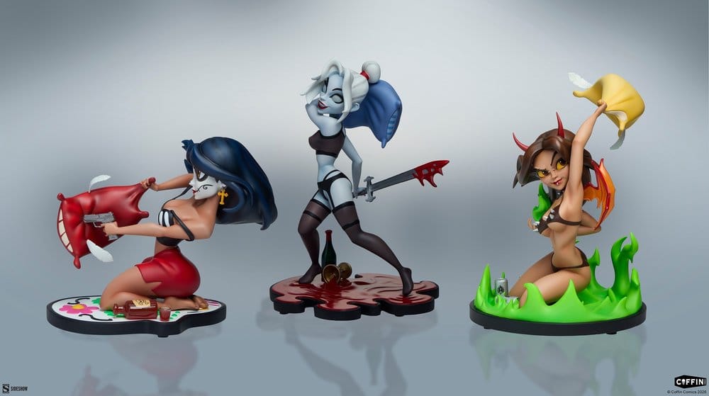 Coffin Comics Designer Figurs Set Sovöverraskning i Helvetet