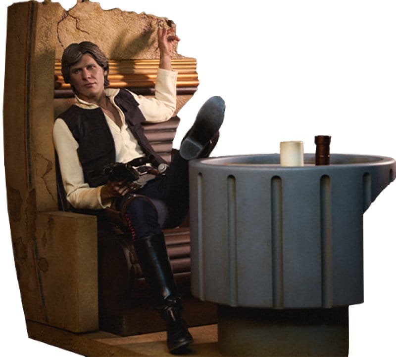 Star Wars Episod IV Mixed Media Premium Format Figur Han Solo: Ursäkta Röran 32 cm
