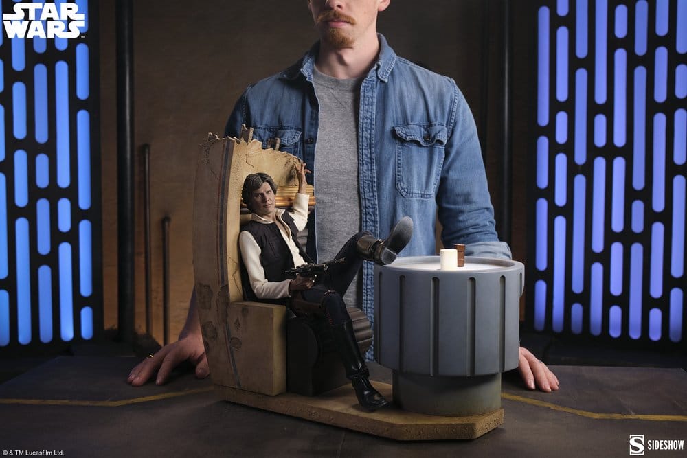 Star Wars Episod IV Mixed Media Premium Format Figur Han Solo: Ursäkta Röran 32 cm