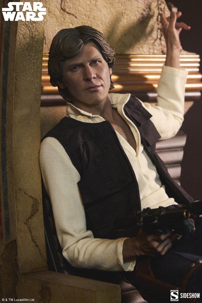 Star Wars Episod IV Mixed Media Premium Format Figur Han Solo: Ursäkta Röran 32 cm