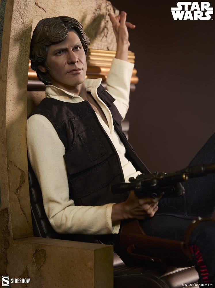Star Wars Episod IV Mixed Media Premium Format Figur Han Solo: Ursäkta Röran 32 cm
